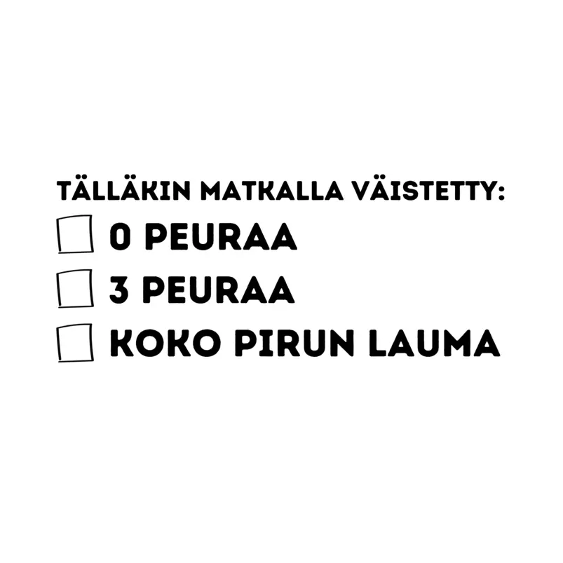 Tälläkin matkalla väistetty peuraa – Kirkkonummelaisen autoilijan arkitodellisuus